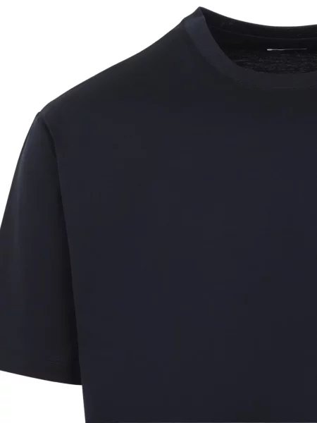 Tricou Kiton cu decolteu rotund albastru