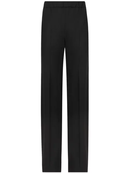 Pantaloni Dolce & Gabbana din țesătură twill negru
