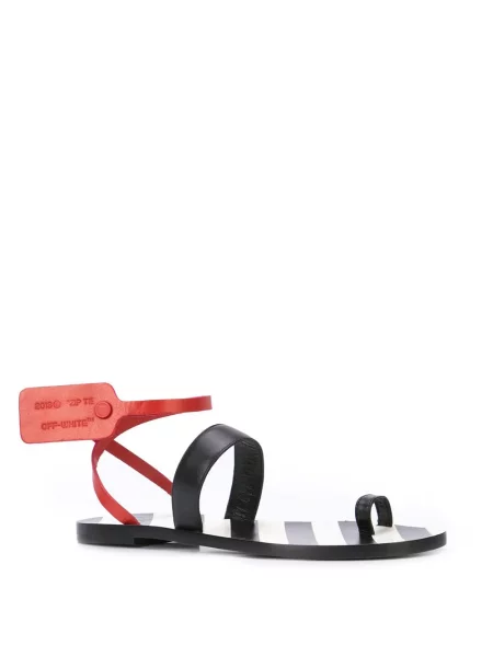 Sandale Off-white cu bretele alb