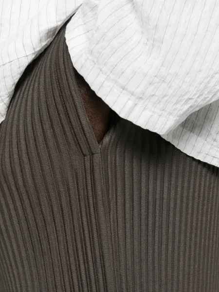 Плисирани панталон Homme Plissé Issey Miyake зелено