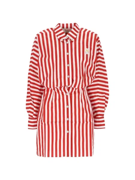 Rochie tip cămașă Fiorucci roșu