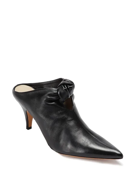 Papuci tip mules Khaite negru
