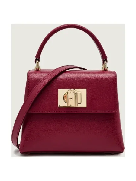 FURLA Poșete roșu cireș bordo