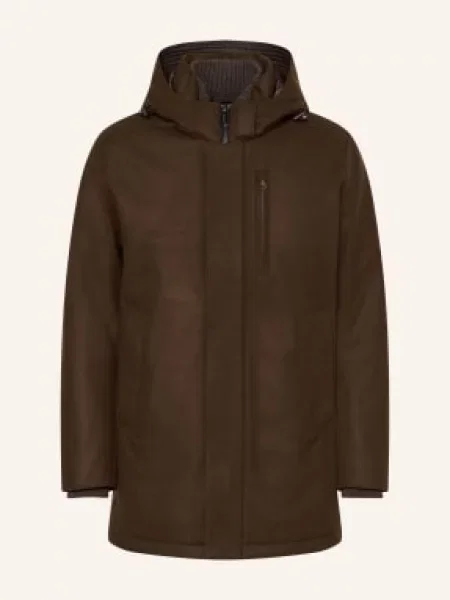 Milestone Parka Msrichard S Odnímatelnou Kapucí hnědá