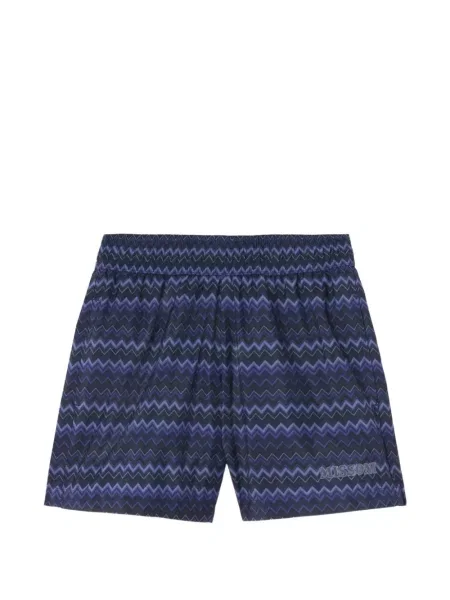 Kąpielówki dziecięce Missoni niebieskie