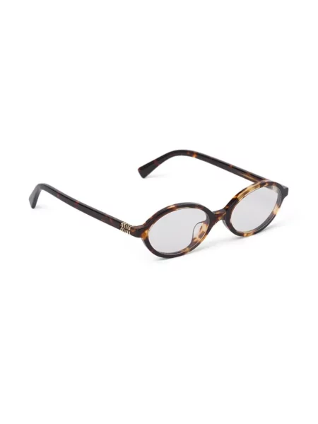 Saulės akiniai Miu Miu Eyewear ruda