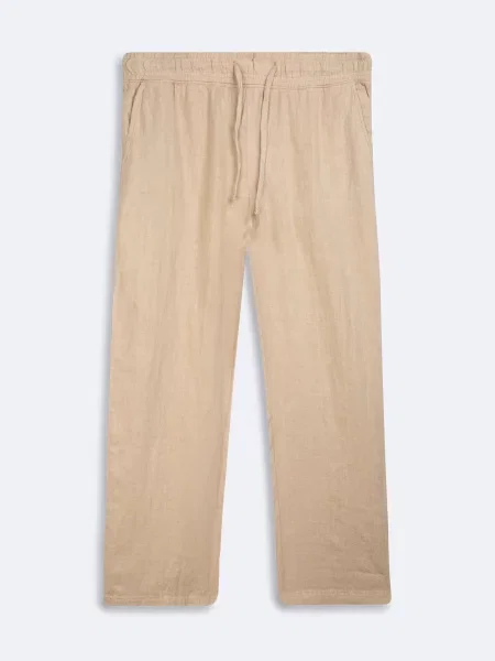 Льняные повседневные брюки Ltb Jeans бежевые