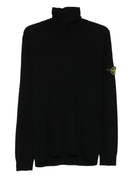 Pulover Stone Island cu strasuri negru