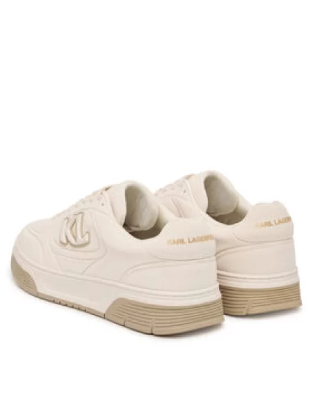 KARL LAGERFELD Sneakersy Kourtney Écru béžová