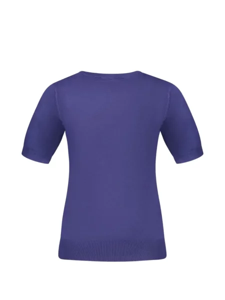Pulover Guess cu decolteu rotund violet