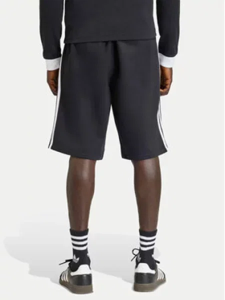 Csíkos sport rövidnadrágok Adidas Originals fekete