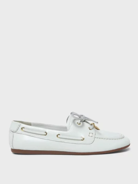 Шкіряні туфлі Maje білі