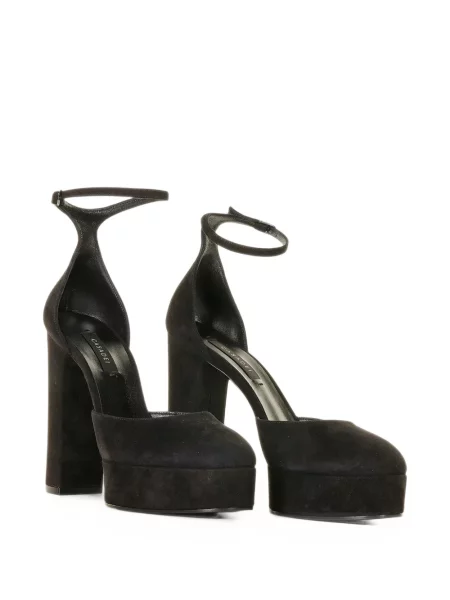 Pantofi cu toc Casadei cu platformă cu bretele negru