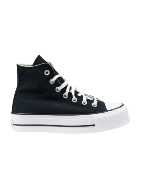 Sneakersy Converse Chuck Taylor All Star na platformie czarne