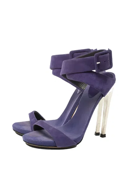 Sandale Giuseppe Zanotti din piele de căprioară albastru