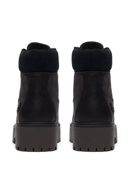 Боти Timberland с връзки без ток с дантела черно