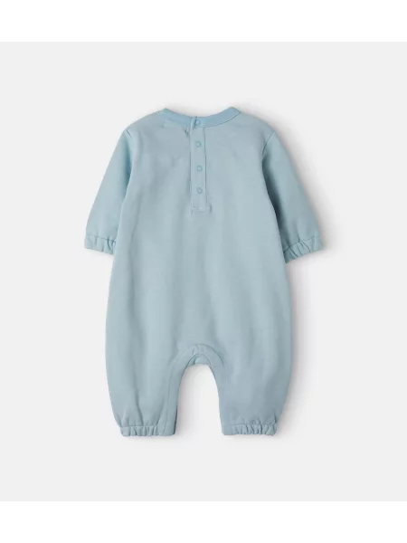 Gyerek fleece melegítő felső Tinycottons kék