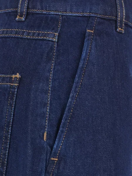 Blugi cu picior larg Max Mara albastru