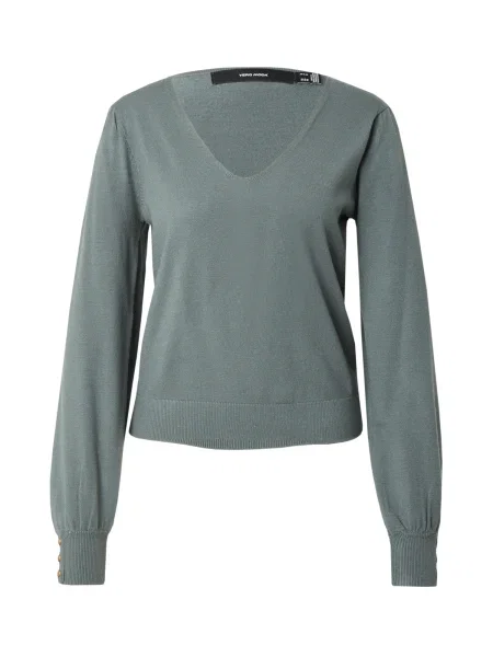 VERO MODA Pulover VMHOLLYKARIS smarald verde