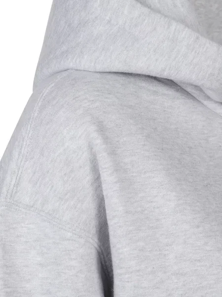 Hanorac cu glugă Jil Sander cu glugă gri