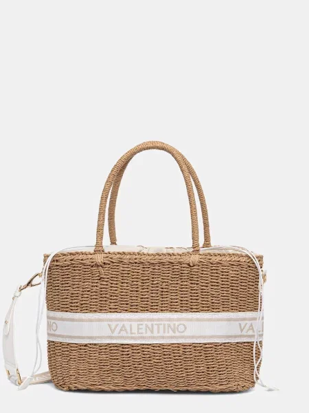 Valentino Bags torba plażowa BOHO beżowa