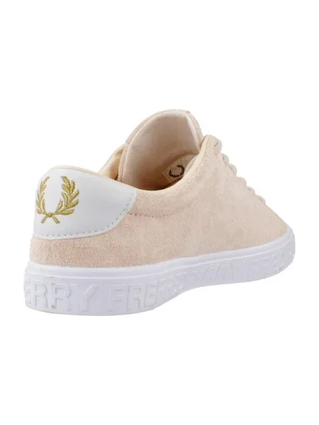 Pantofi Fred Perry din piele de căprioară maro