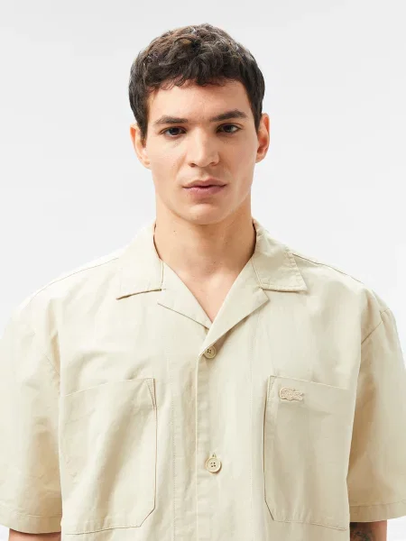 Рубашка Lacoste бежевая