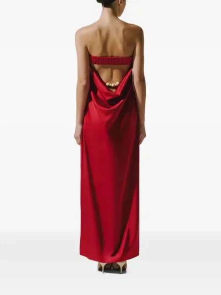 Rochie Baobab fără bretele roșu