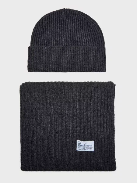 Шапка Cashmere серая