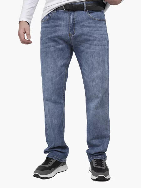 Прямі джинси YUKI блакитний