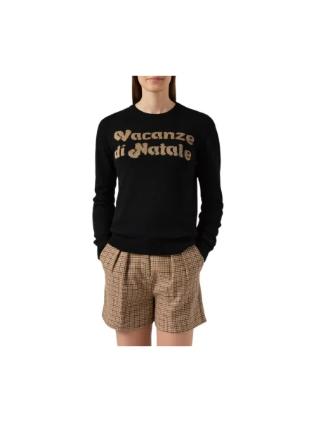 Sweter Mc2 Saint Barth wełniany czarny