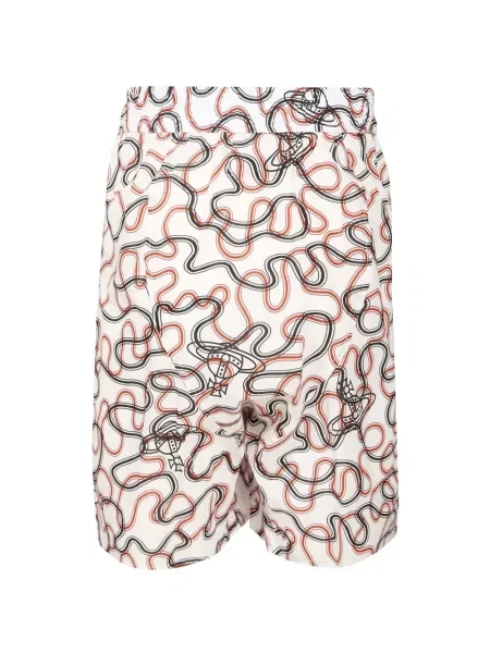 Bermude Vivienne Westwood cu imagine alb