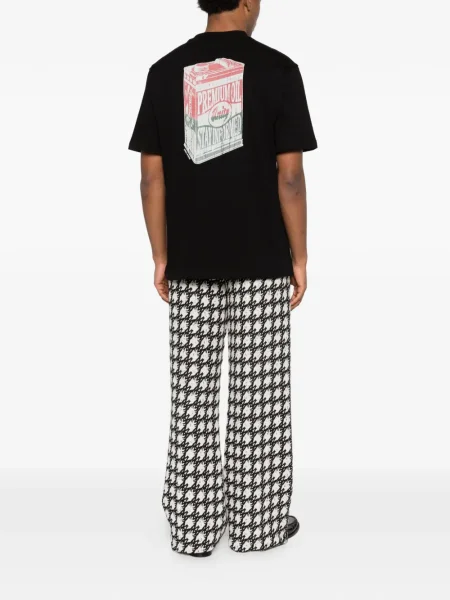 Tricou Daily Paper cu imagine negru