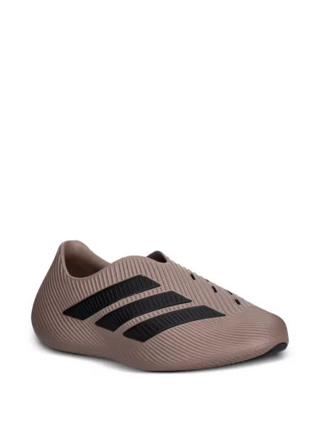 Pantaloni Adidas cu imagine cu model leopard alergare violet