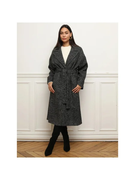 Palton La Modeuse gri