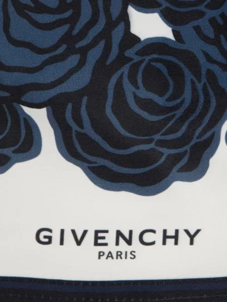 Slip de baie Givenchy cu model floral cu imagine albastru