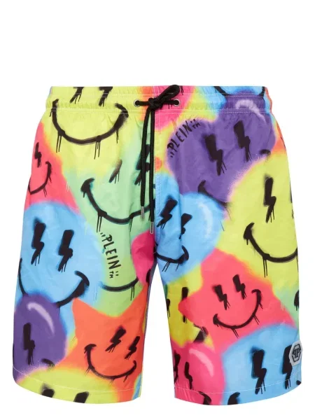 Slip de baie Philipp Plein cu imagine