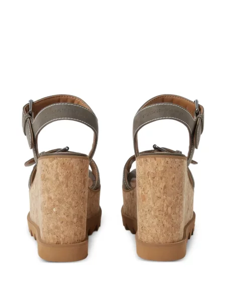 Sandale Stella Mccartney cu platformă gri
