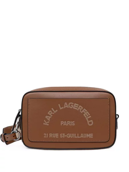 Geanta crossbody Karl Lagerfeld maro