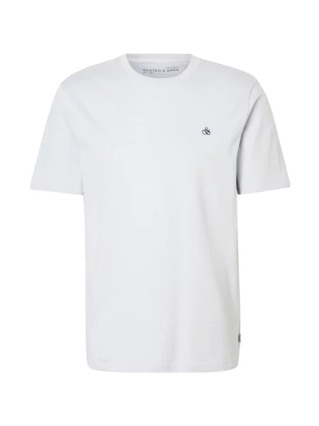 SCOTCH & SODA Tricou Seasonal Core' alb