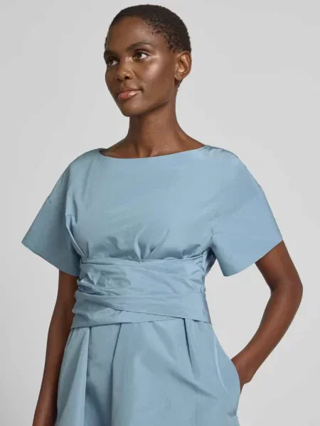 Lejąca sukienka casualowa z dodatkiem bawełny model PIOPPO' Weekend Max Mara