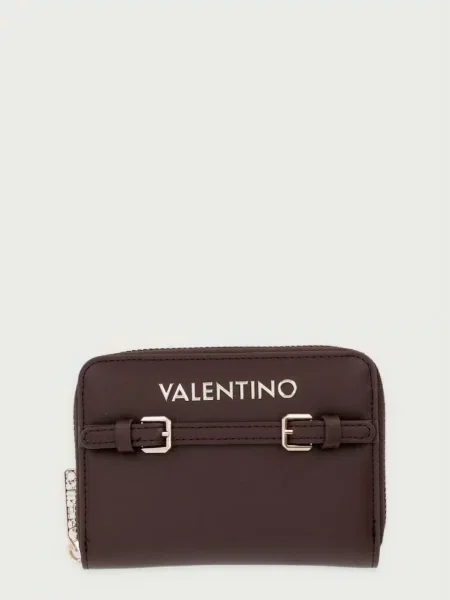 Valentino Bags portfel z imitacji skóry ARCHI brązowy