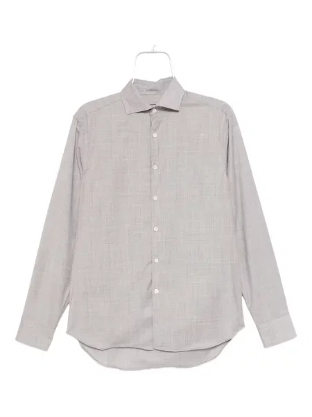 Cămașă Canali de lână gri