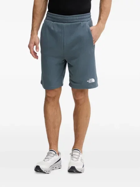 Pantaloni scurți The North Face tricotate cu imagine albastru
