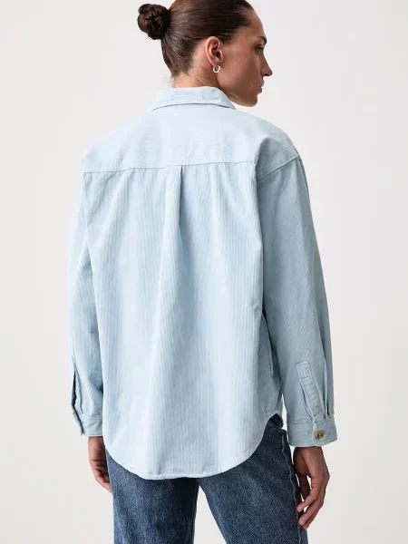 Levi's koszula sztruksowa IRIS OVERSHIRT niebieska