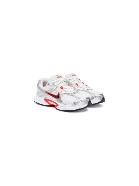Nike Sportswear Nízke tenisky červená / čierna / strieborná / biela sivá