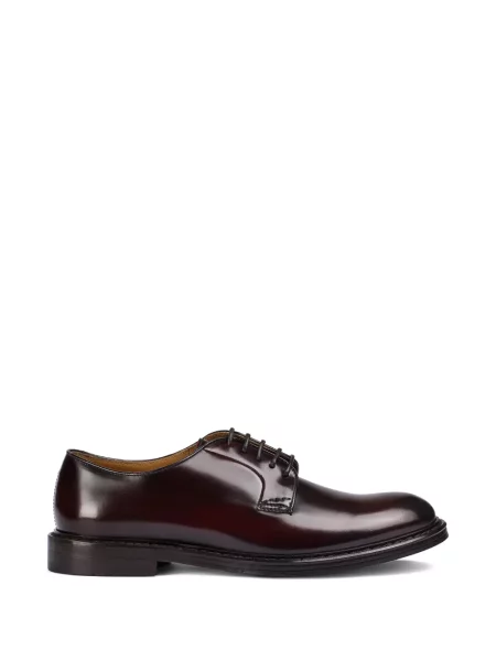 Pantofi derby Doucal's din piele maro