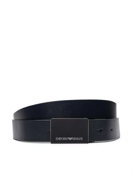 Emporio Armani usnjen pas modra