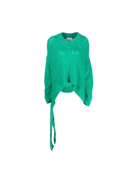 Sweter The Attico z alpaki zielony