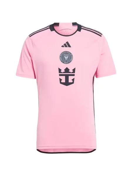 Papuci de casă Adidas cu autograf cu dungi roz